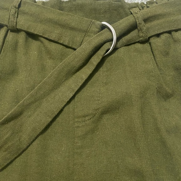 🥝HIGH RISE GREEN SHORTS GARAGE - Picture 2 of 4